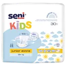 Seni Kids Junior Extra, pieluchomajtki zapinane na rzepy dla dzieci, 15-30 kg, 30 sztuk