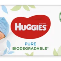 Huggies Pure Bio, chusteczki nawilżane, biodegradowalne, 56 sztuk