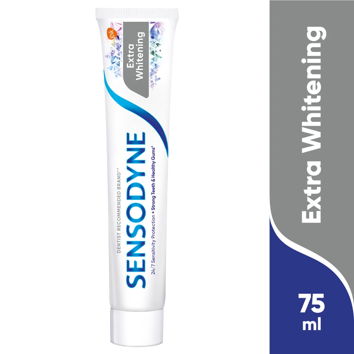 Sensodyne Extra Whitening, pasta do zębów z fluorkiem, 75 ml