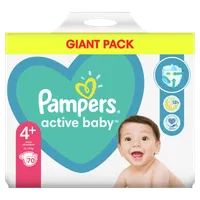 Pampers Active Baby, pieluchy, rozmiar 4+, 10-15 kg, 70 sztuk