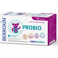 Berroxin® Probio o smaku czarnego bzu i limonki, 20 saszetek