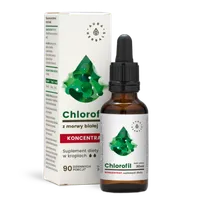 Aura Herbals Chlorofil z morwy białej, suplement diety, koncentrat, 30 ml