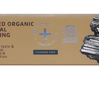 Ecodenta Certyfikowana Cosmos Organic organiczna wybielająca pasta do zębów z węglem aktywnym, 75 ml