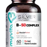 MyVita Silver, Witamina B-50 complex, Maxlevel, suplement diety,60 kapsułek