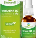 Naturell Witamina D3 z alg, suplement diety, 15 ml