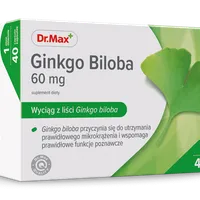 Ginkgo Biloba Dr.Max, suplement diety, 40 kapsułek