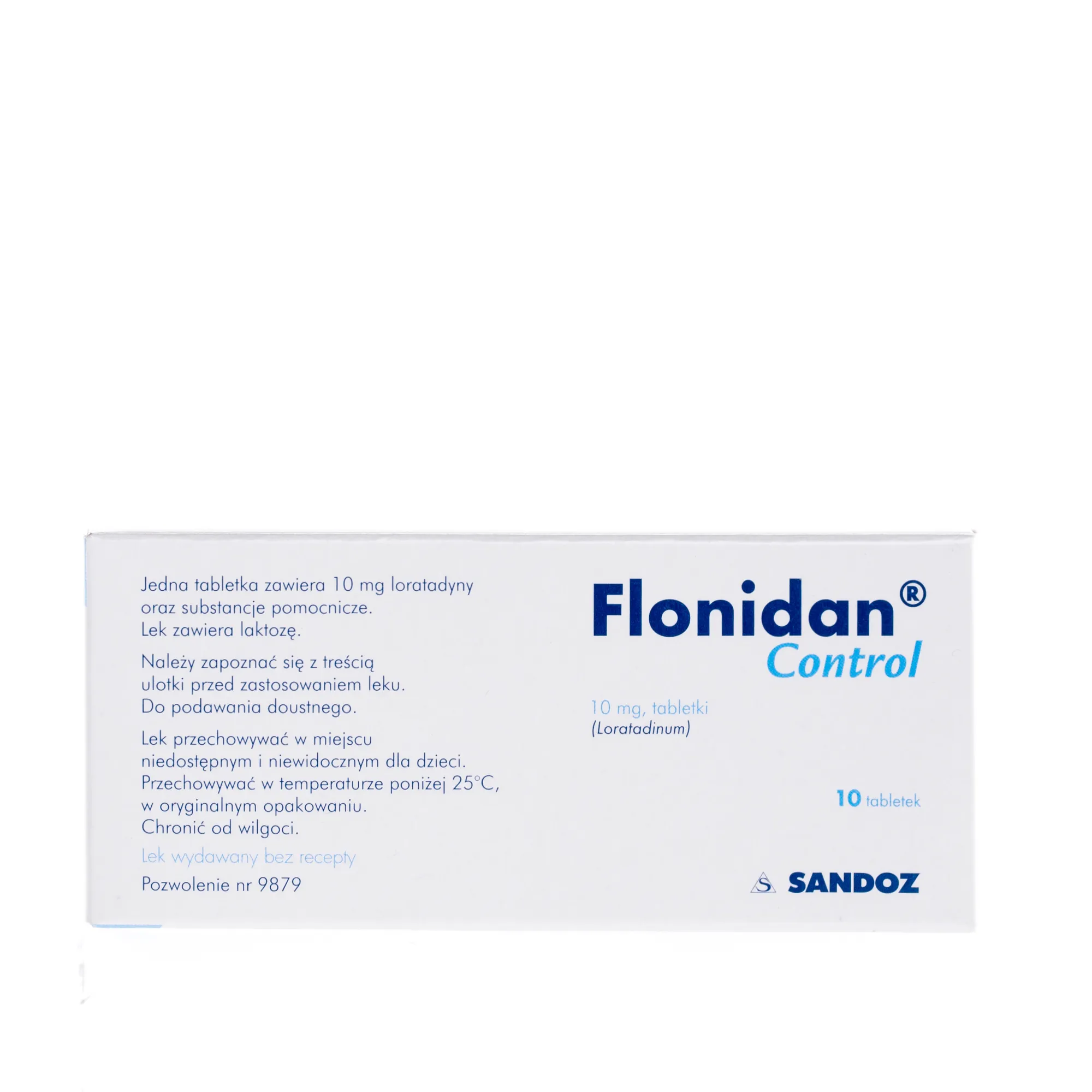 Flonidan Control, 10 mg, 10 tabletek 