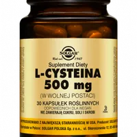 Solgar L-Cysteina 500 mg, suplement diety, 30 kapsułek