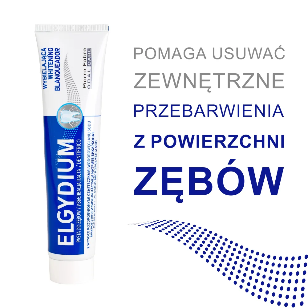 Elgydium wybielająca pasta do zębów, 75 ml