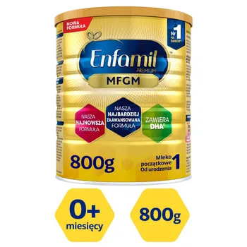 Enfamil Premium MFGM 1, mleko początkowe od urodzenia, 800 g 