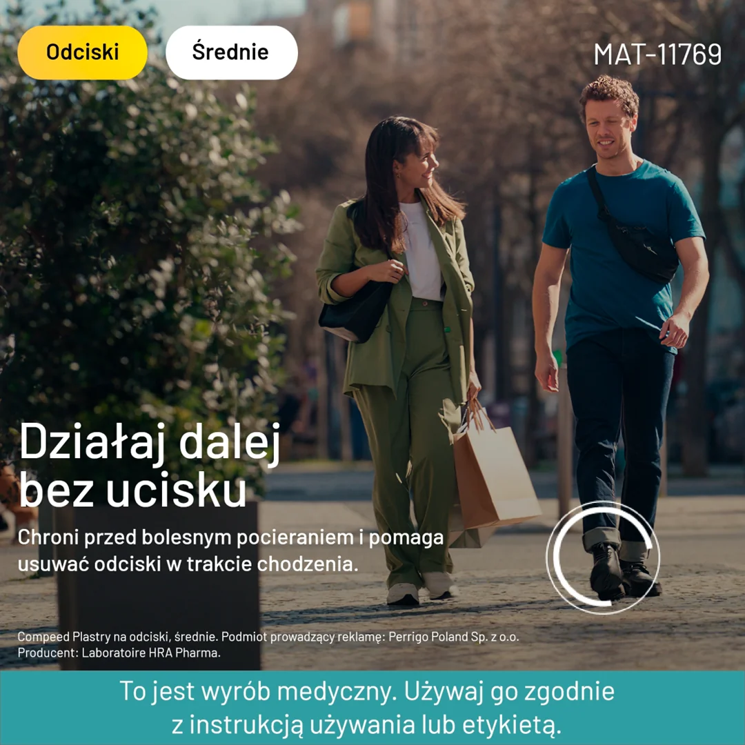 Compeed plastry na odciski średnie, 10 sztuk