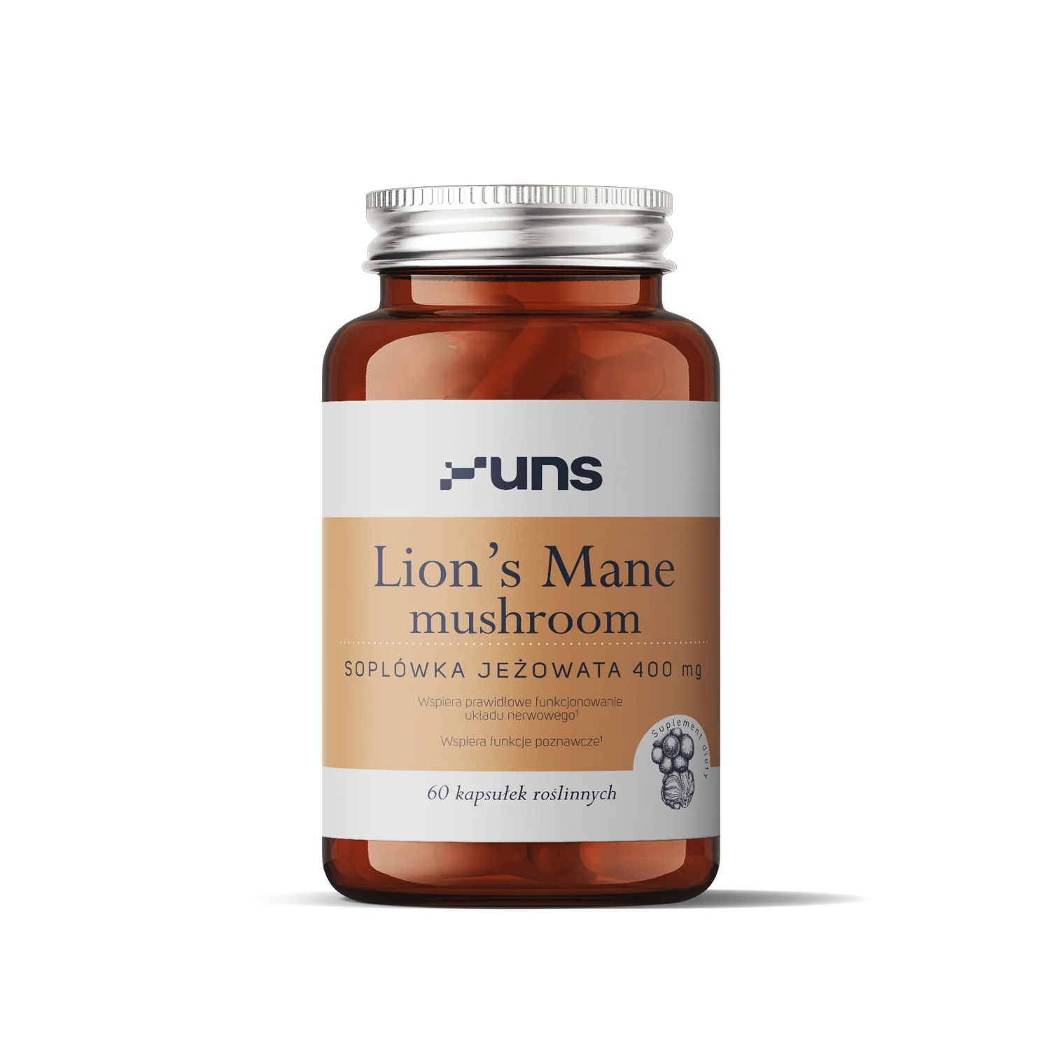 UNS Lion's Mane Mushroom 60 wege kapsułek