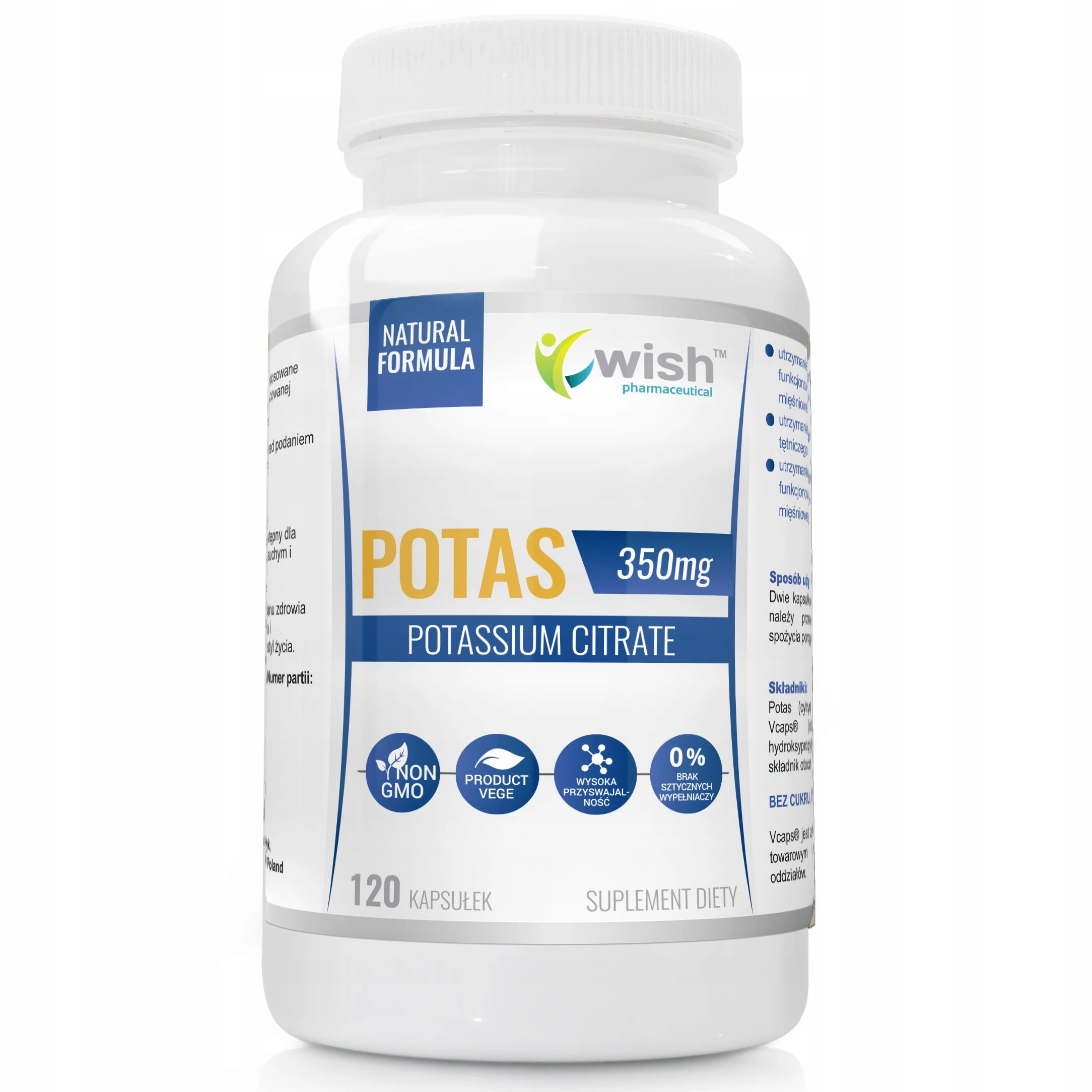 Wish Potas 120 kapsułek