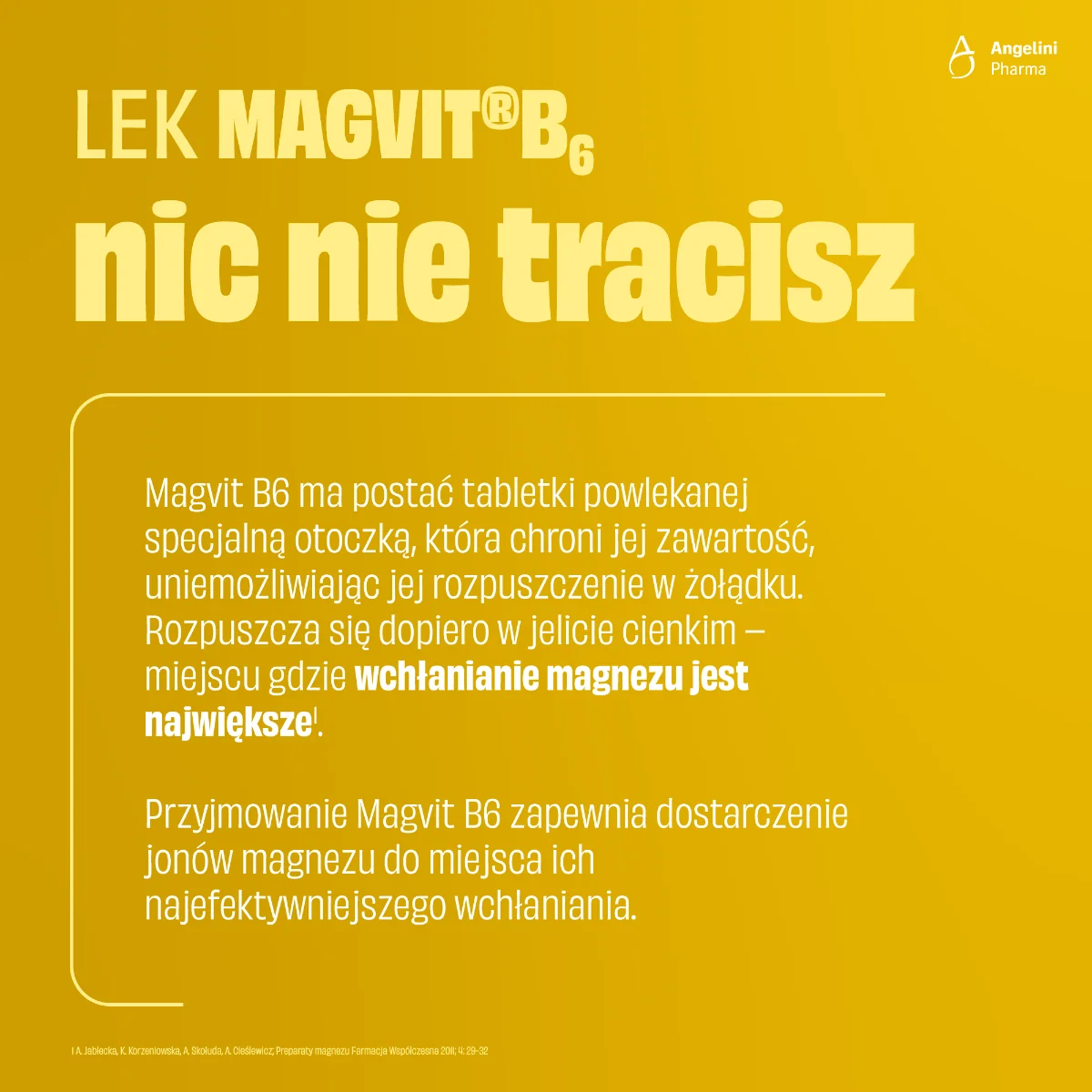 Magvit B6 48 mg + 5 mg, 50 tabletek