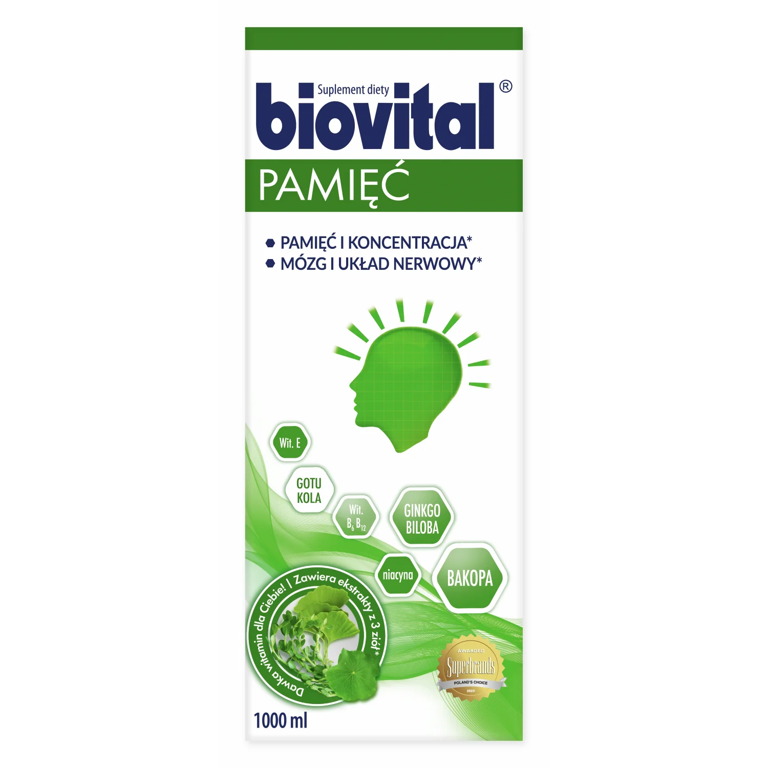 Biovital Pamięć 1000 ml