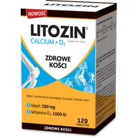 Litozin Calcium + D3, suplement diety, 120 tabletek