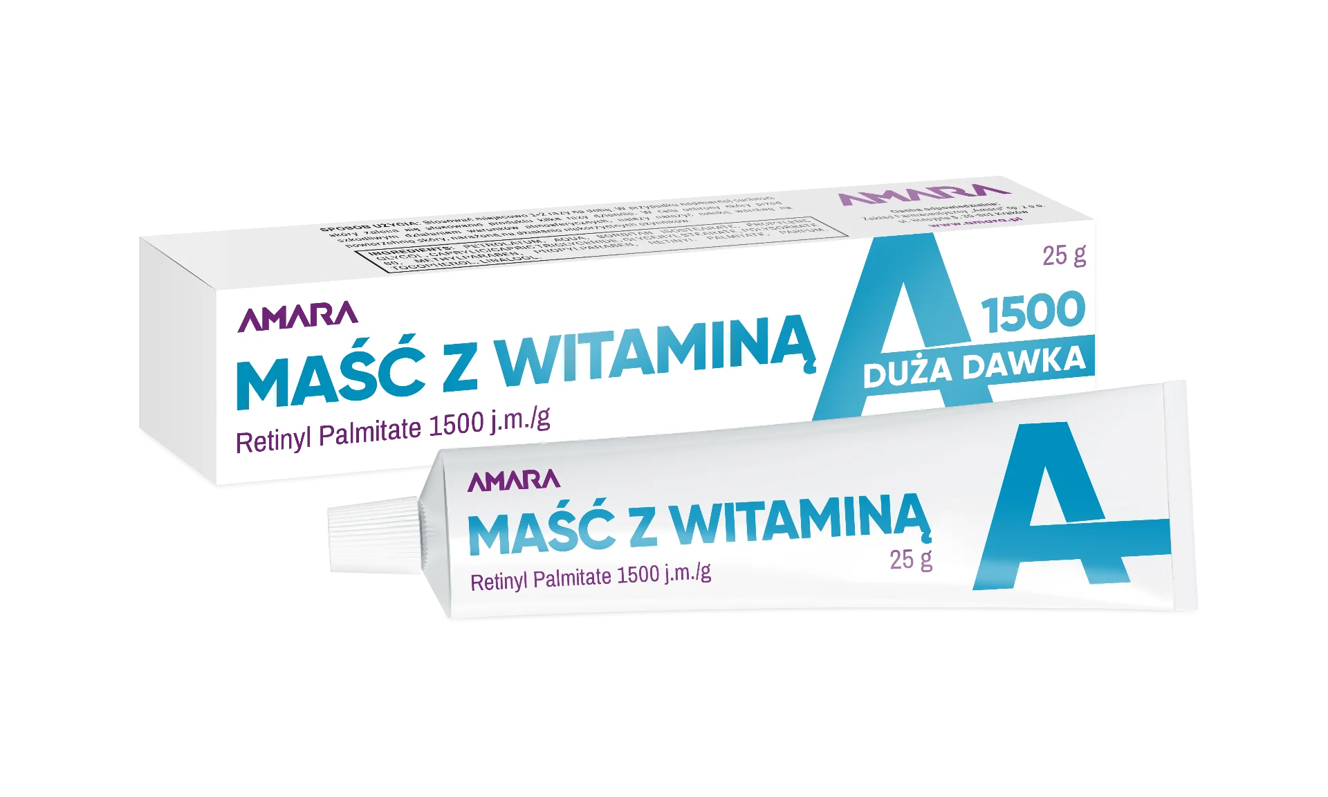 Amara maść z witaminą A, 25 g