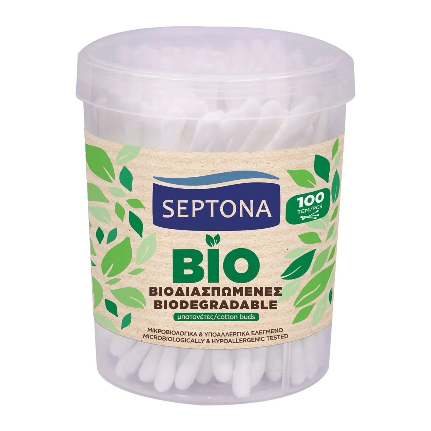 Septona BIO bidegradowalne patyczki higieniczne, 100 sztuk