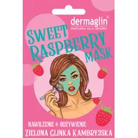 Dermaglin Sweet Raspberry nawilżająca maseczka do twarzy, 20 g