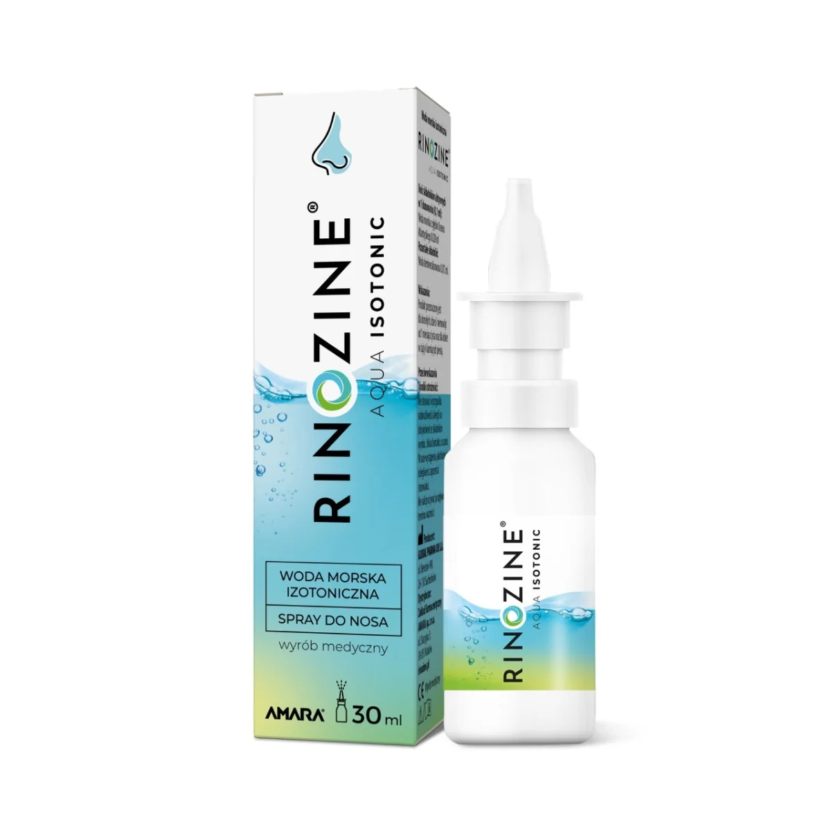 Rinozine Aqua Isotonic spray do nosa, 30 ml