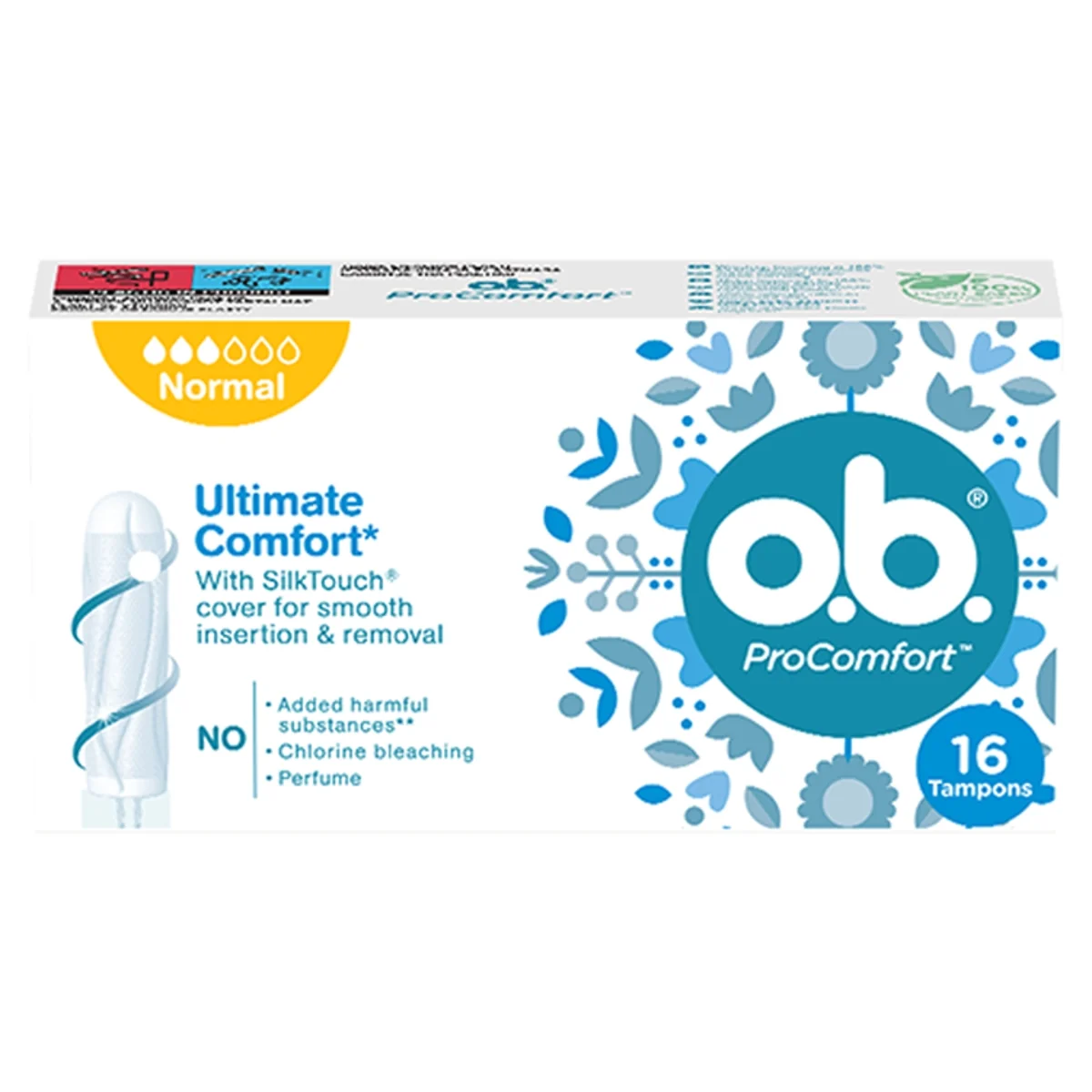 O.B. ProComfort Normal tampony higieniczne, 16 sztuk