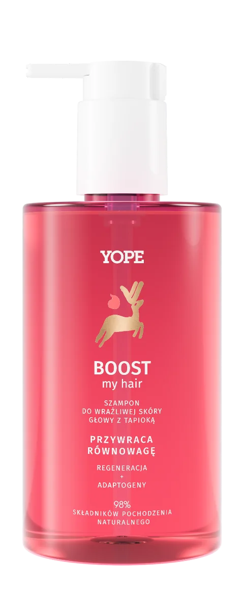 YOPE Boost Szampon do wrażliwej skóry głowy, 300ml