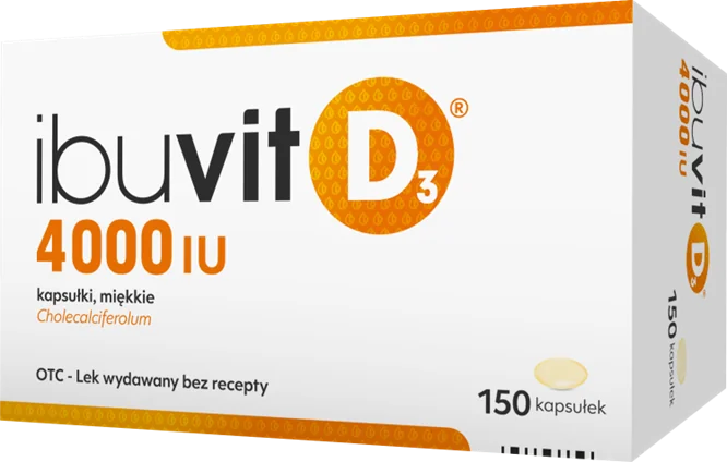 Ibuvit D3 4000 IU 150 kapsułek miękkich