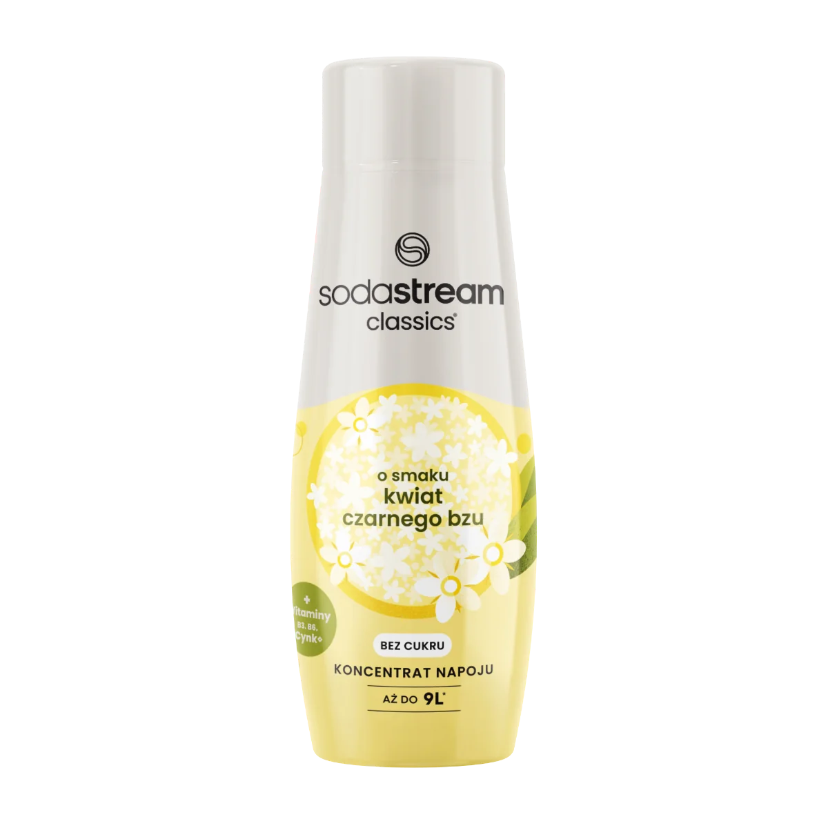 SodaStream syrop o smaku kwiatu czarnego bzu bez cukru, 440 ml