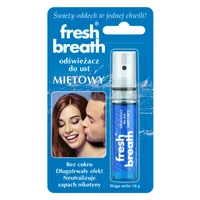 Fresh Breath, odświeżacz do ust, smak miętowy, 1 sztuka