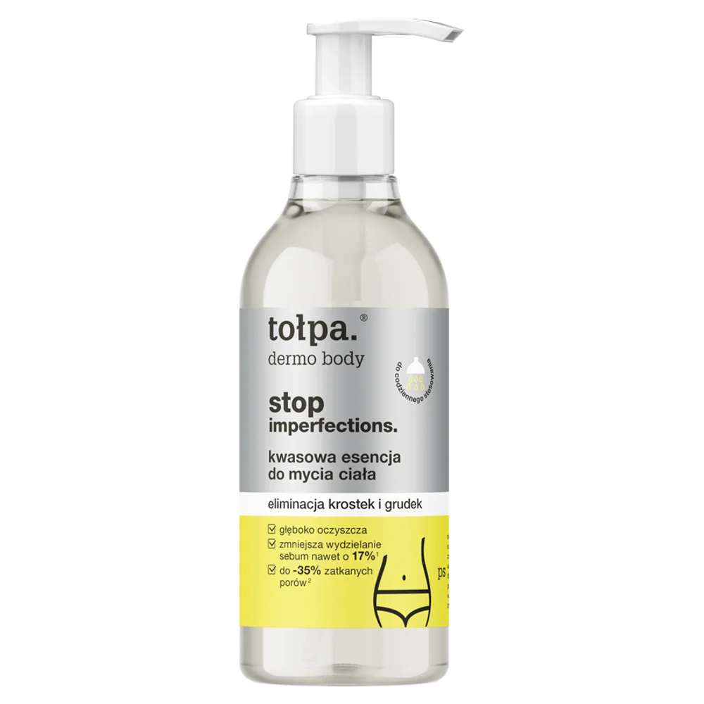 Tołpa Dermo Body Stop Imperfections kwasowa esencja do mycia ciała, 300 ml