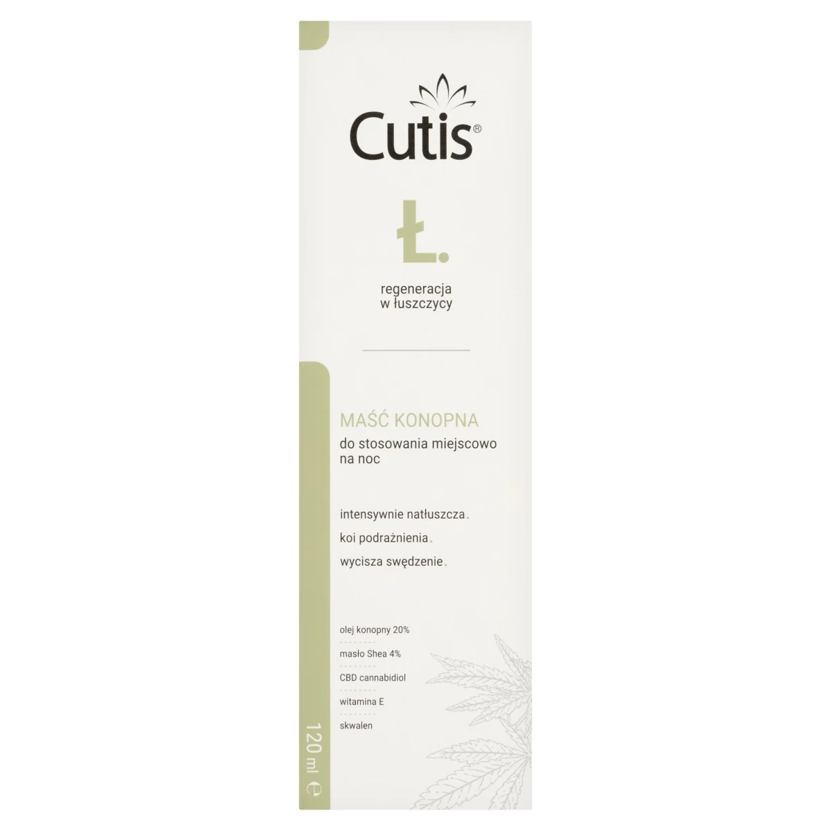 Cutis Ł maść konopna 20% + CBD, 120 ml