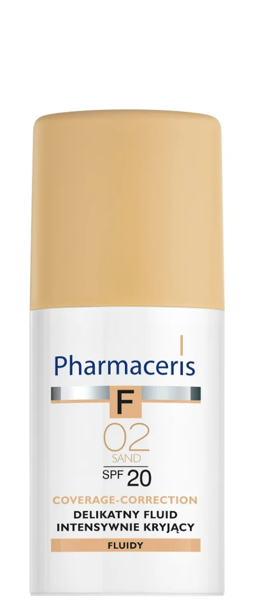 Pharmaceris F fluid kryjący 02 Sand SPF 20, 30 ml