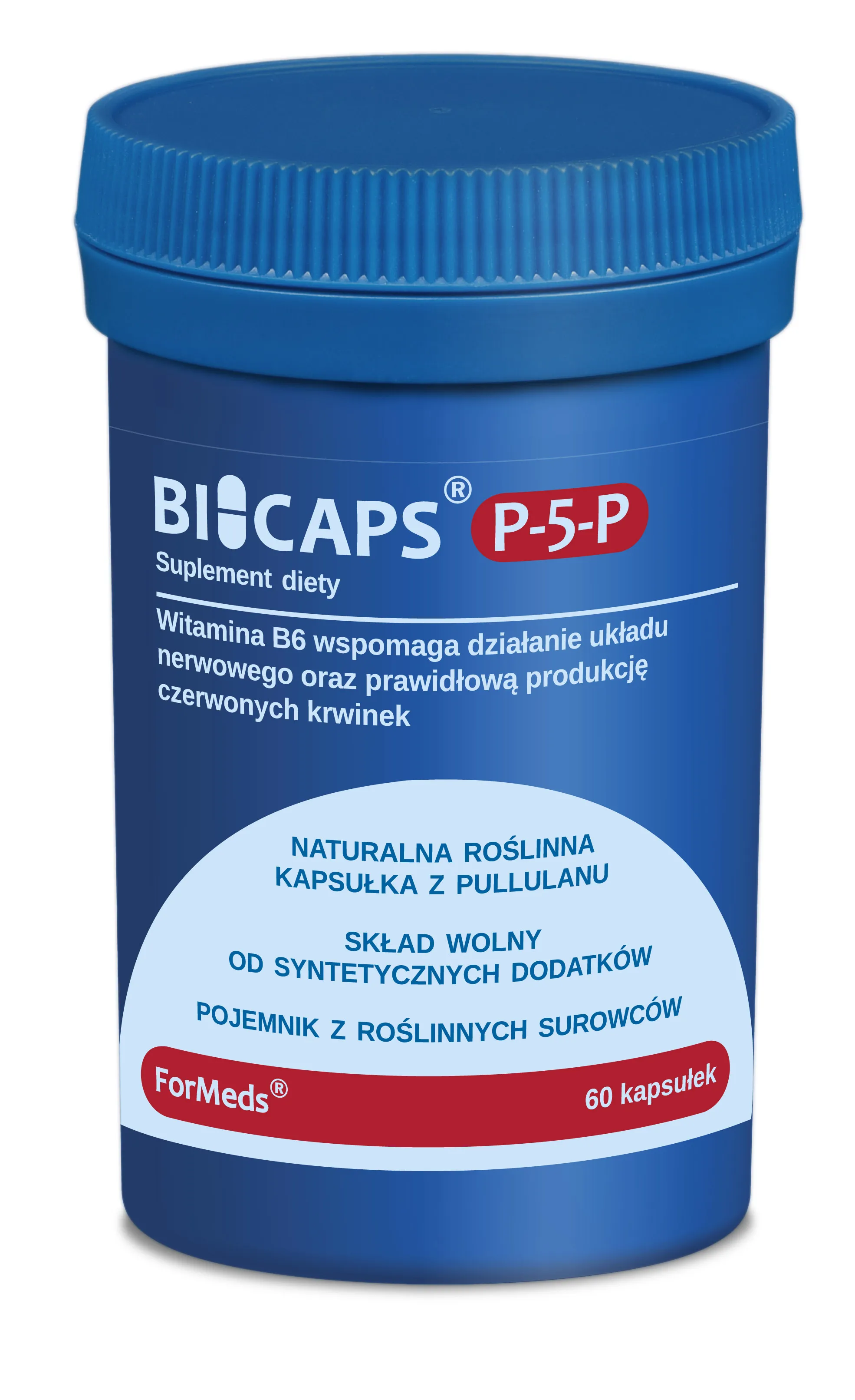 ForMeds Bicaps P-5-P, suplement diety, 60 kapsułek