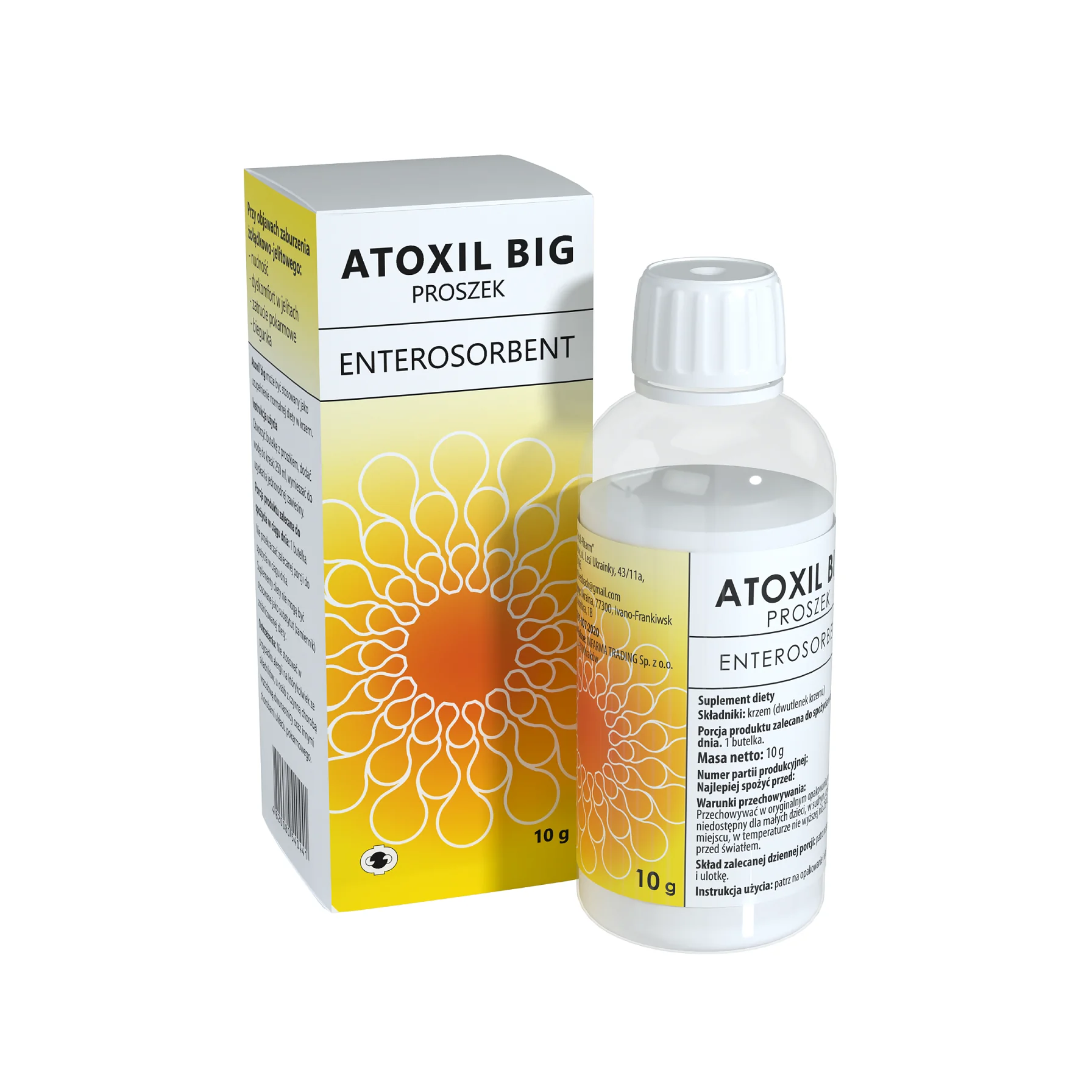 Atoxil Big enterosorbent proszek w butelce, 10 g