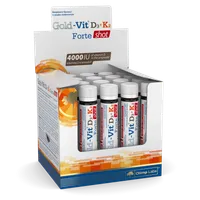 Olimp Gold-Vit D3+K2 Forte Shot, płyn,suplement diety, 1 ampułka po 25 ml