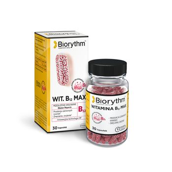 BIOrythm Witamina B12 Max, 30 kapsułek 