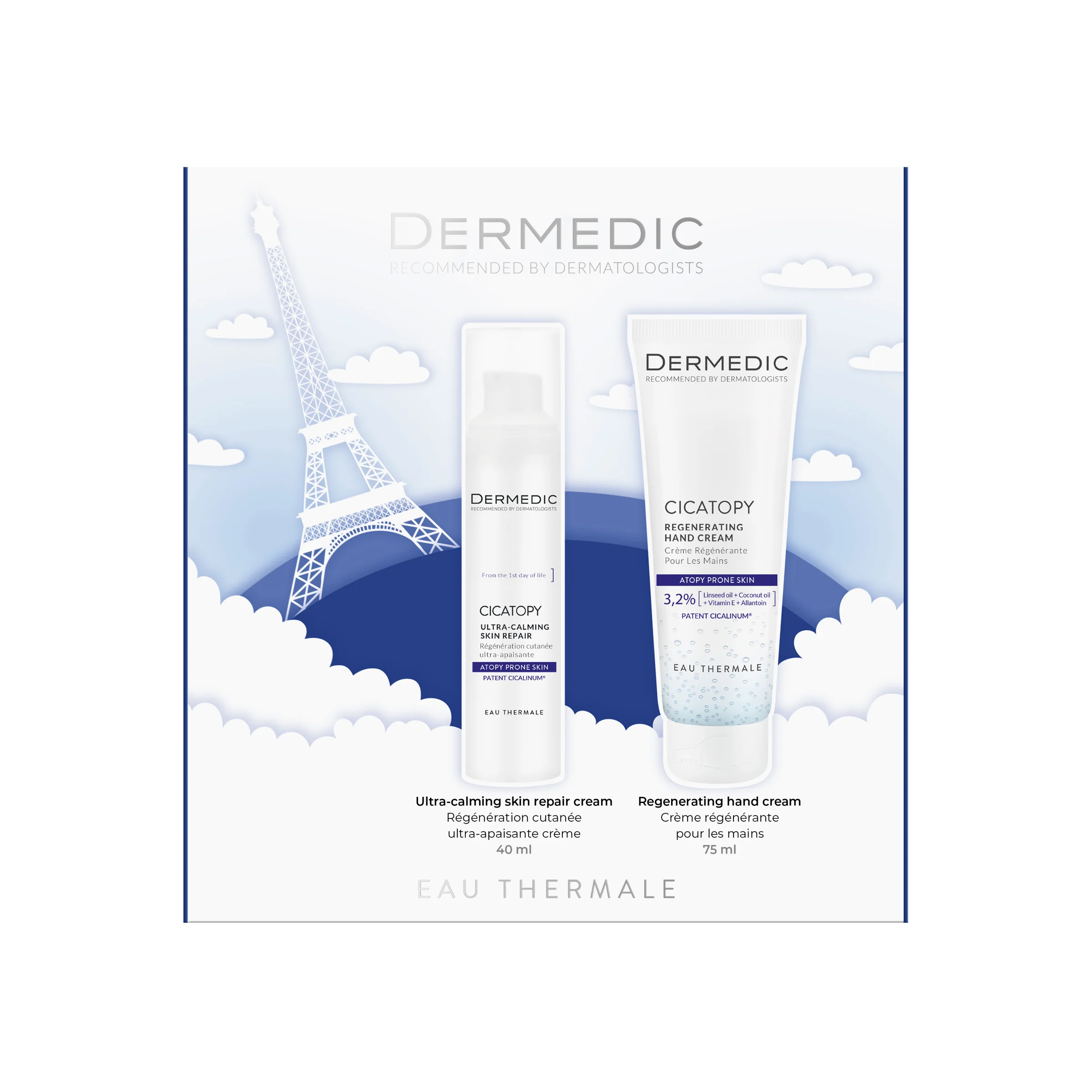 Dermedic Cicatopy Zestaw ultrakojący krem naprawczy, 40 ml + regenerujący krem do rąk, 75 ml
