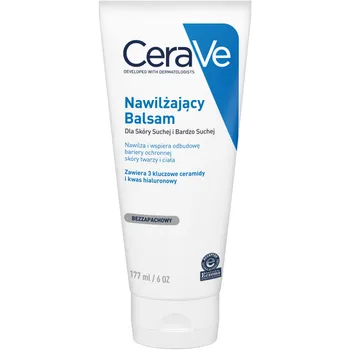 CeraVe, balsam nawilżający do twarzy i ciała z ceramidami, 177 ml 