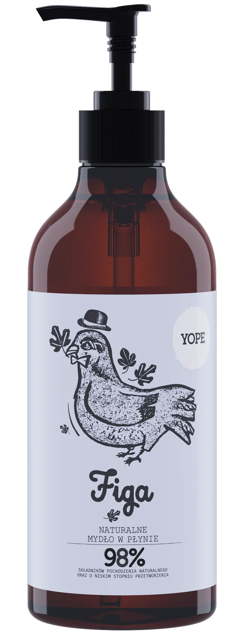 Yope Figowe, naturalne mydło w płynie, 500 ml
