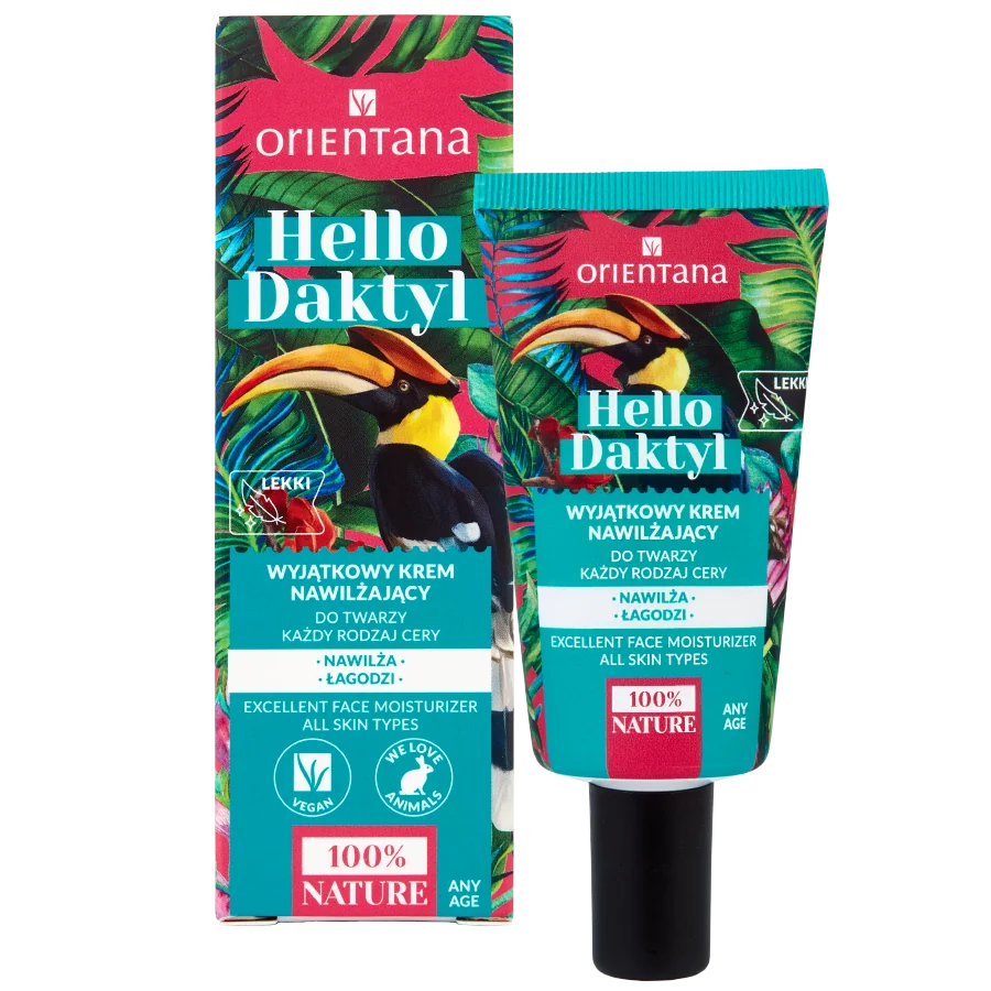 Orientana Hello Daktyl wyjątkowy krem nawilżający, 40 ml