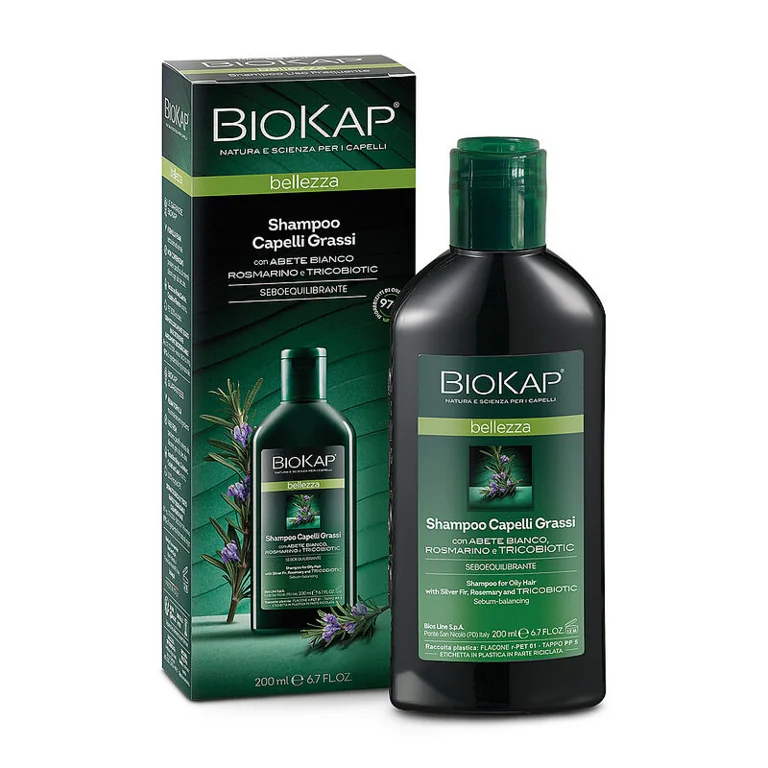 Biokap Bellezza szampon do włosów przetłuszczających się, 200 ml