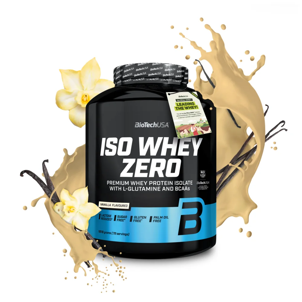 BioTechUSA Iso Whey Zero o smaku wanilii, proszek, 1816 g