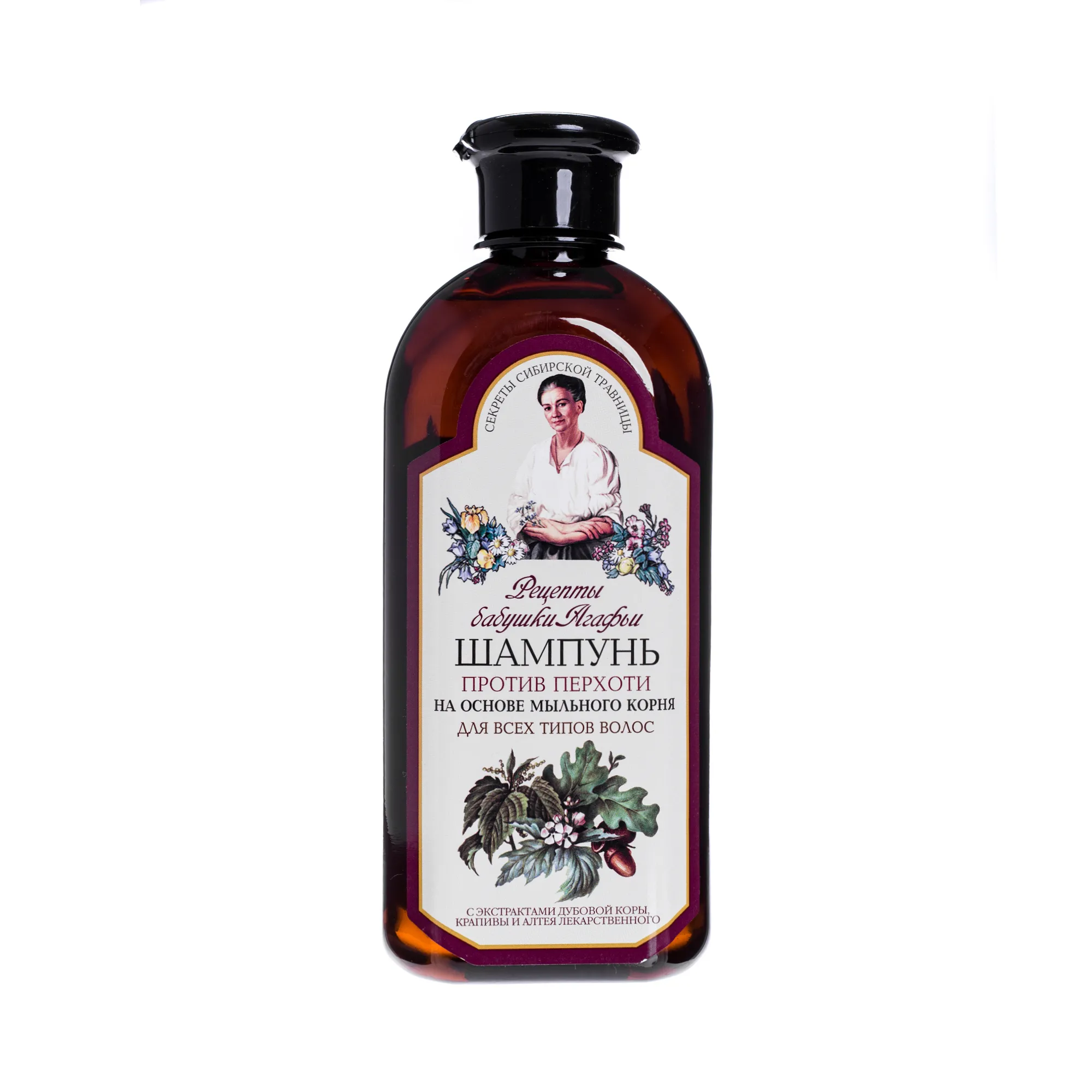 Receptury Babuszki Agafii, przeciwłupieżowy szampon do wszystkich rodzajów włosów, 350 ml 