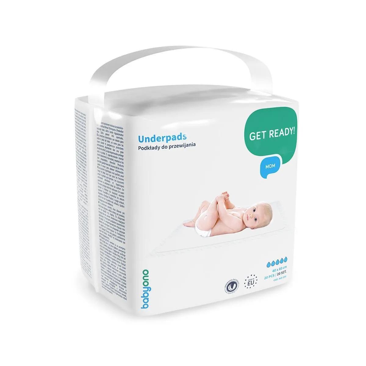 Baby Podkłady higieniczne do przewijania 40x60cm 598,  20sztuk