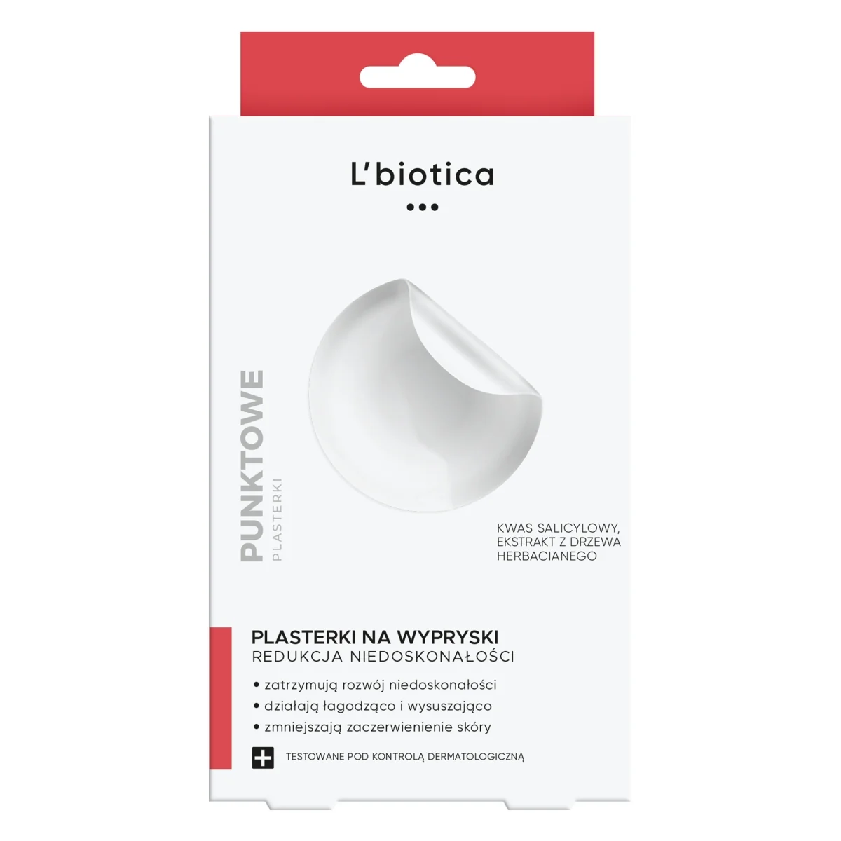 L'Biotica plasterki punktowe na wypryski, 36 szt.
