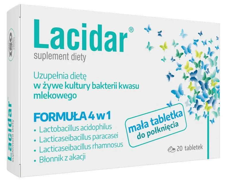 Lacidar 20 tabletek