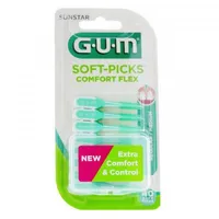 SUNSTAR GUM Soft-Picks Comfort Flex Regular elastyczne czyściki międzyzębowe średnie, 40 szt.
