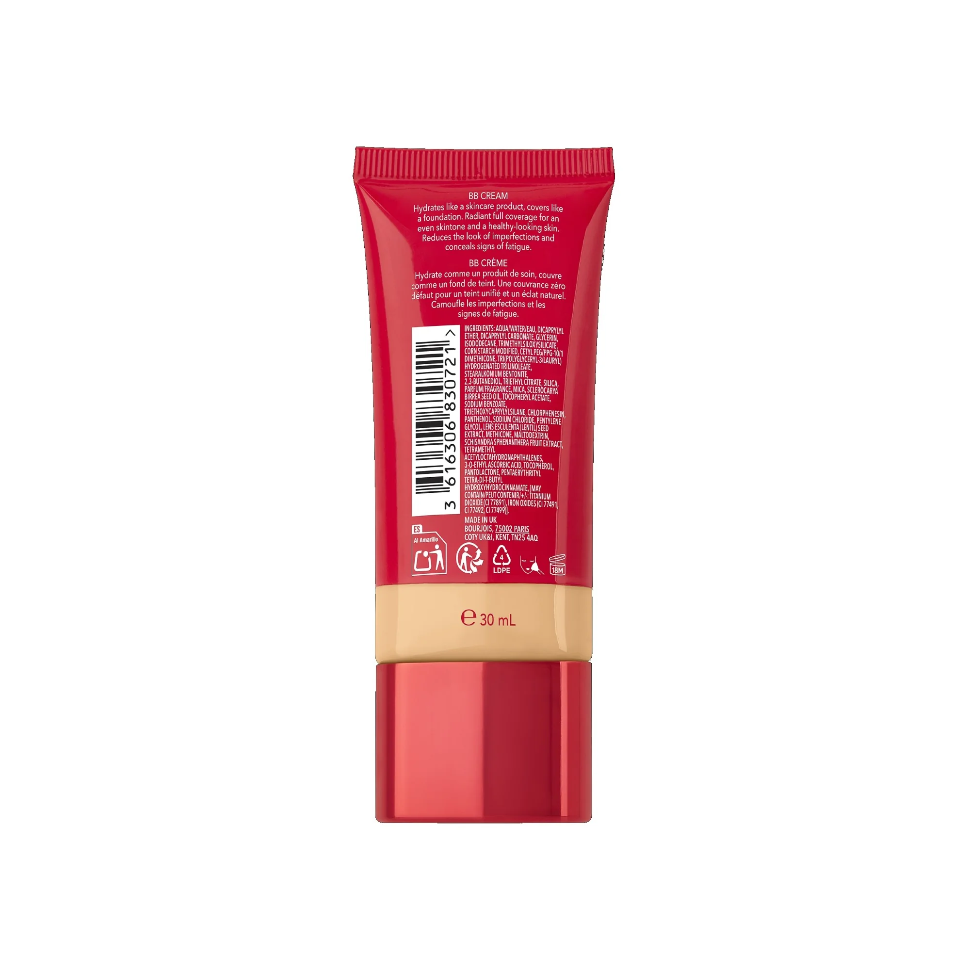 Bourjois Healthy Mix krem BB, z witaminami, 03.5 Warm Beige, 30 ml