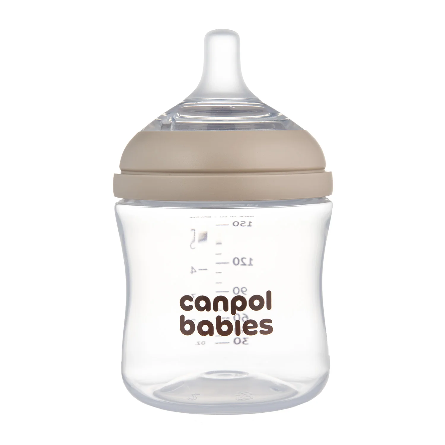 Canpol Babies Natural Shape Dwupak butelka ze smoczkiem dwustrefowym 150 ml, 2 sztuki