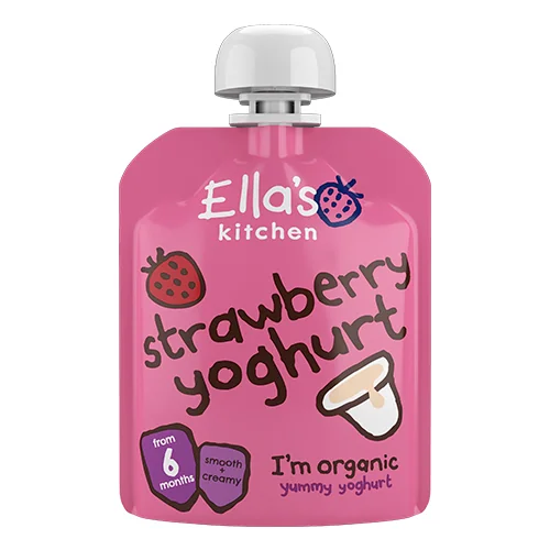 Ella's Kitchen BIO truskawki z jogurtem, 90 g